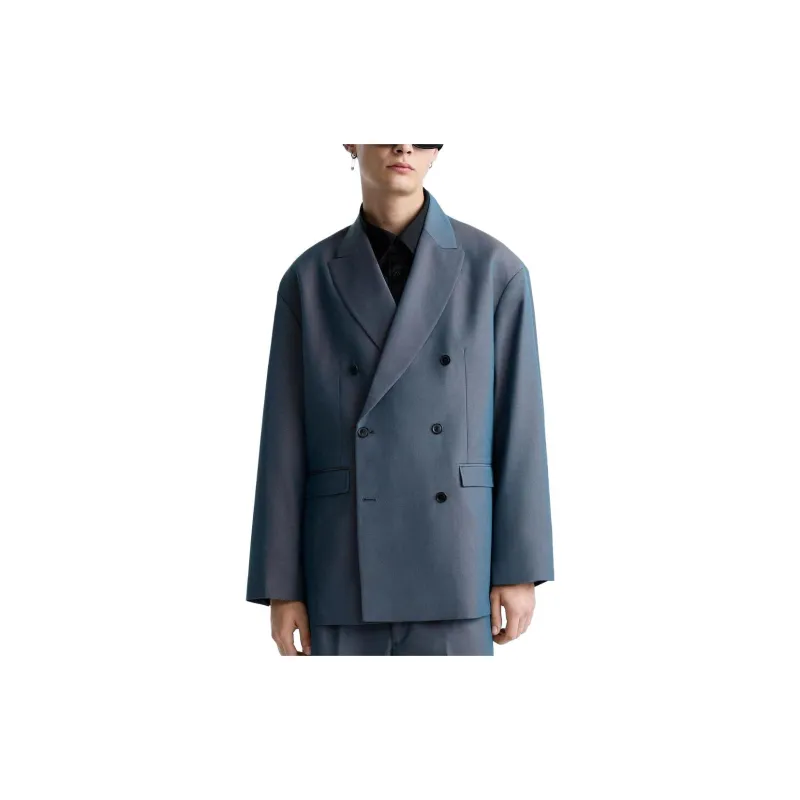 ZARA Business Suits Men Blue-2
