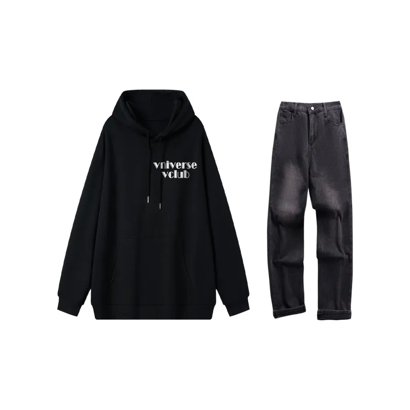 VniVerseVClub Sweatshirt Set Unisex-9