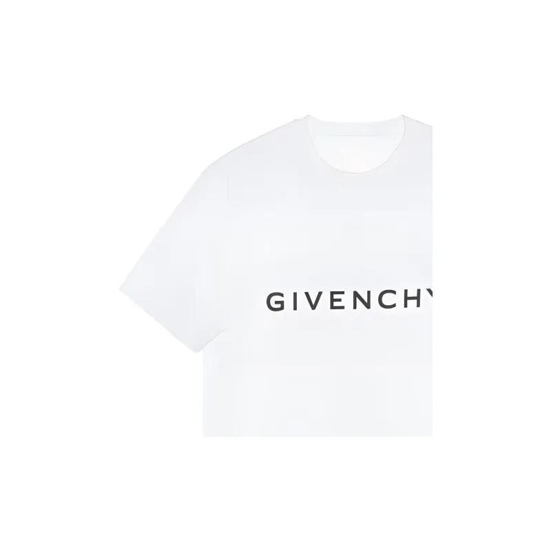 Givenchy Logo Printed Crewneck T Shirt-5