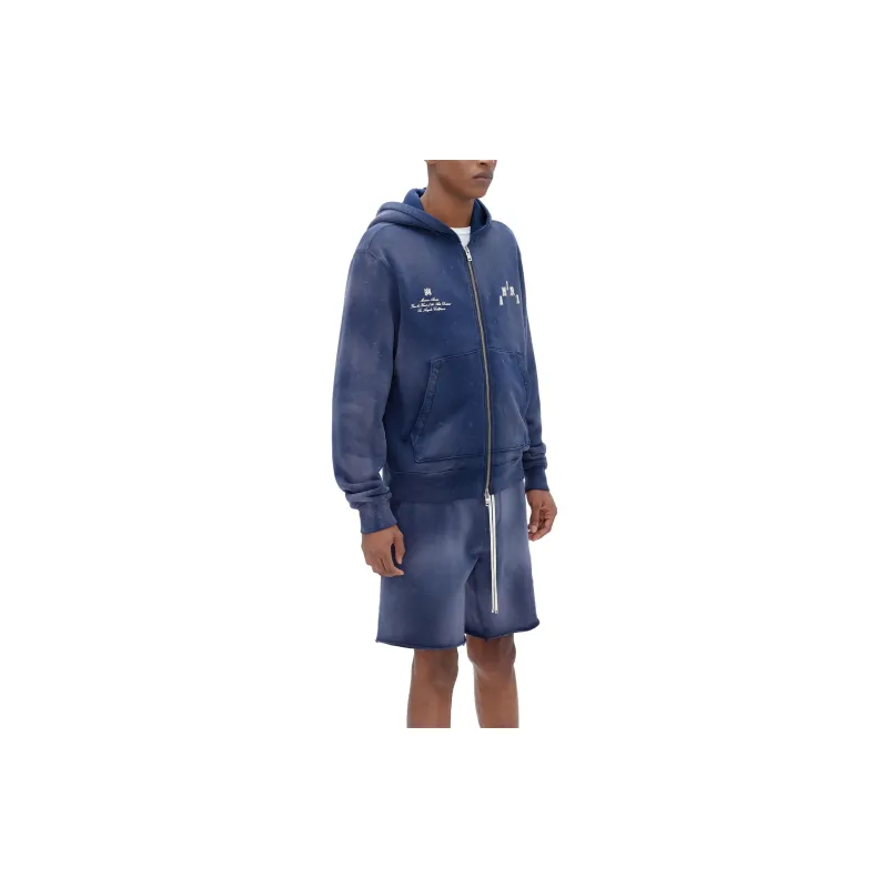 AMIRI Vintage Collegiate Zip Hoodie-4