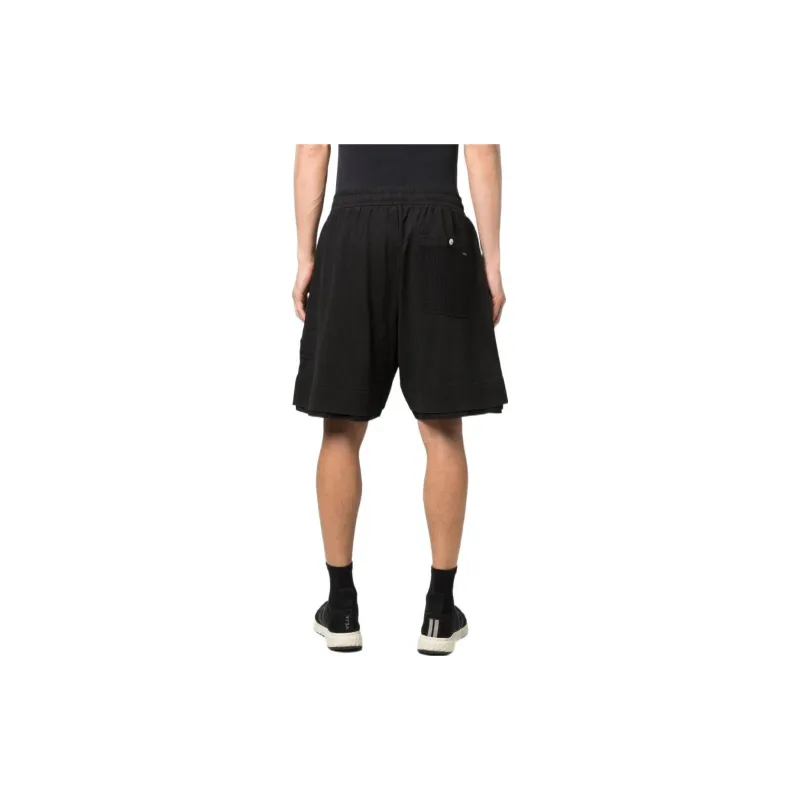 STONE ISLAND Shadow Project Speckled cotton Bermuda Shorts-1