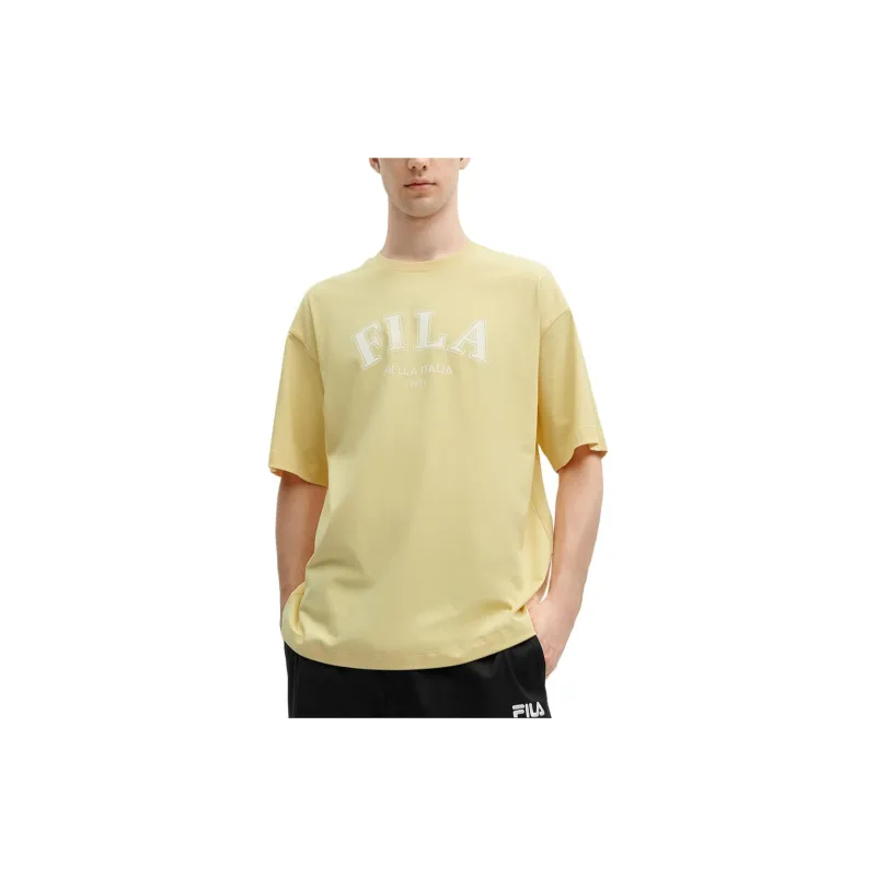 FILA T-Shirt Men's Morning Dawn Yellow-6