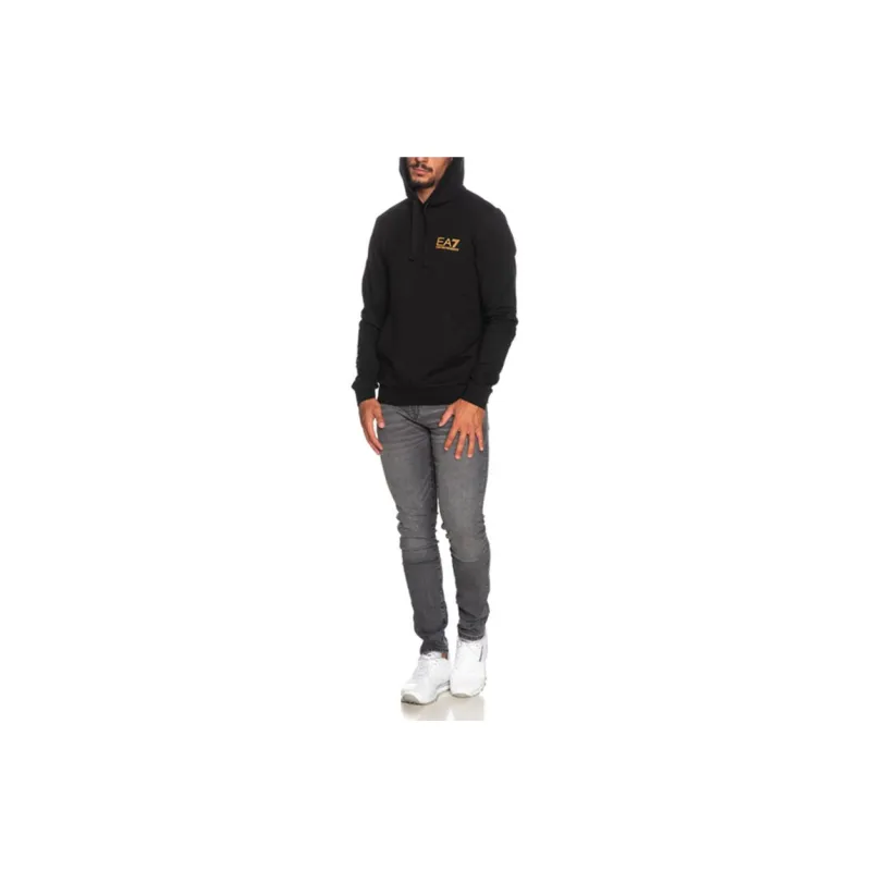 EMPORIO ARMANI EA7 Sweatshirt Men's Black Gold-2