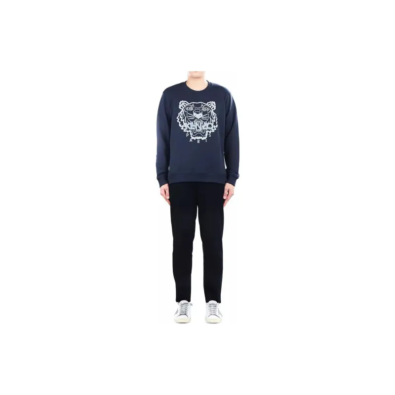 KENZO Sweatshirts Men Navy Blue-1