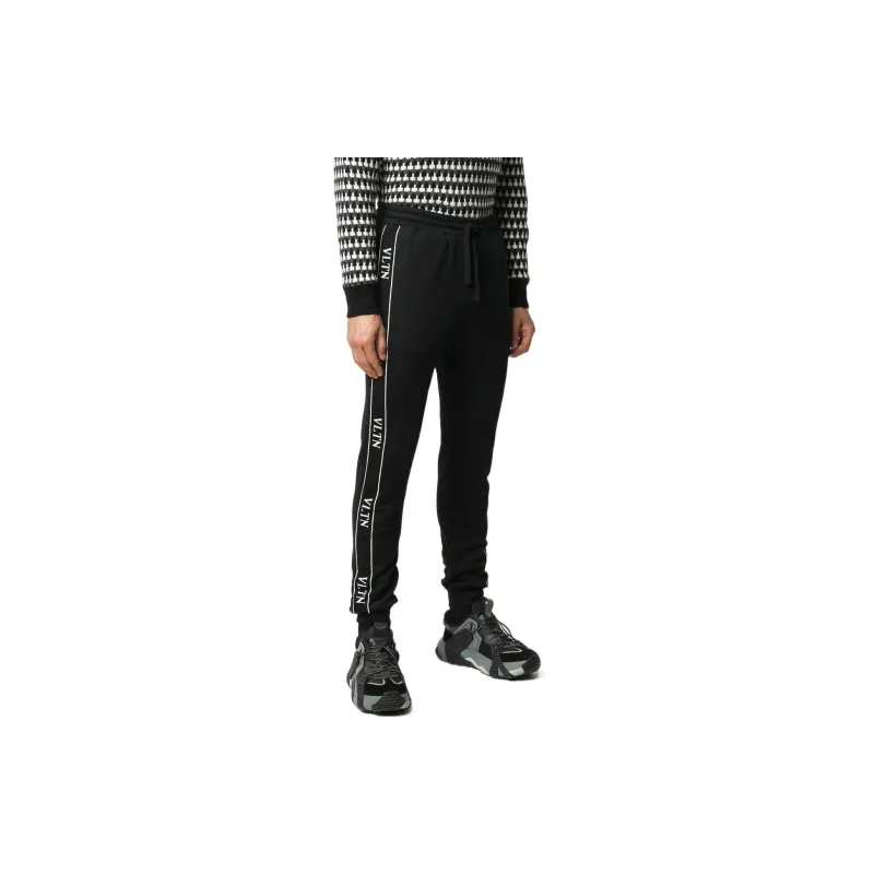 Valentino Knitted Sweatpants Men Black-2