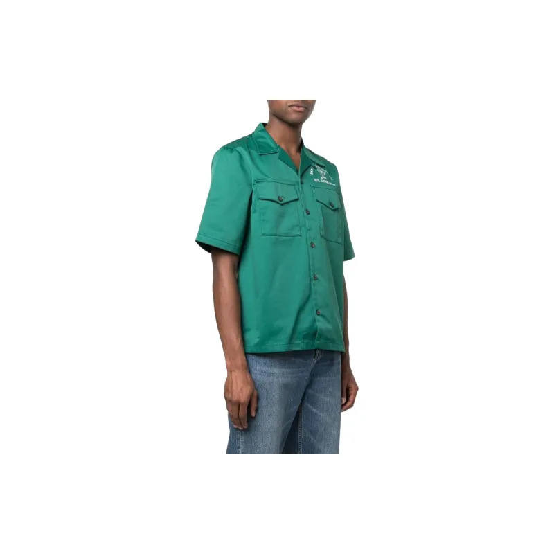 DIESEL Shirts Men Green-2