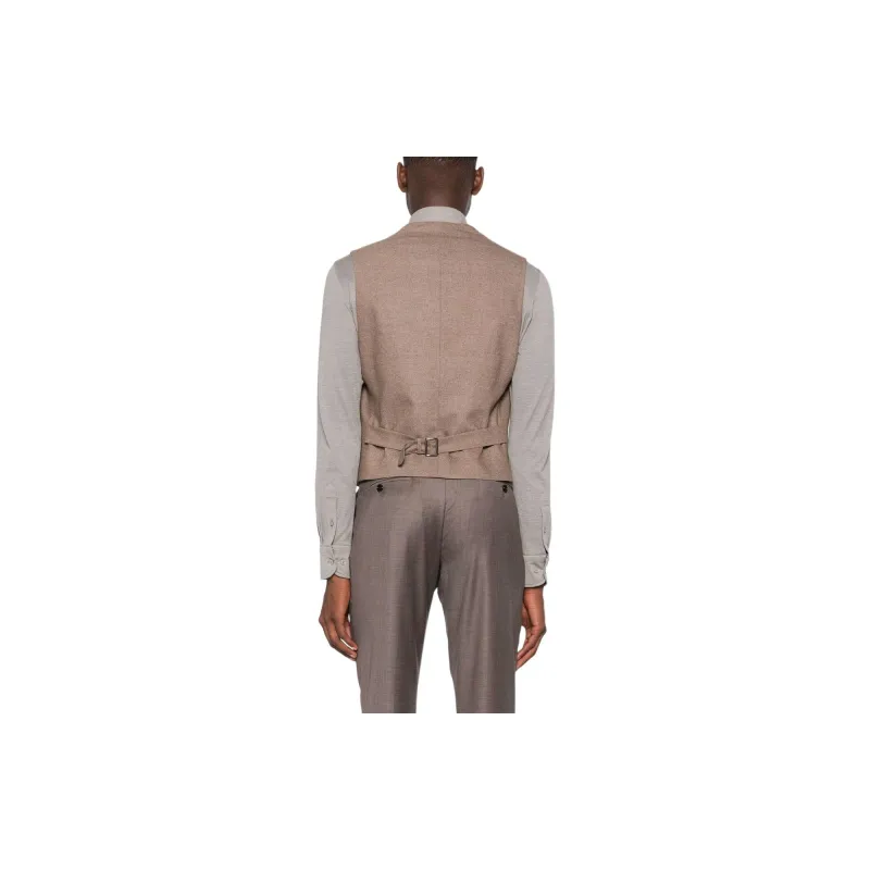 GIORGIO ARMANI Mélange Waistcoat-3