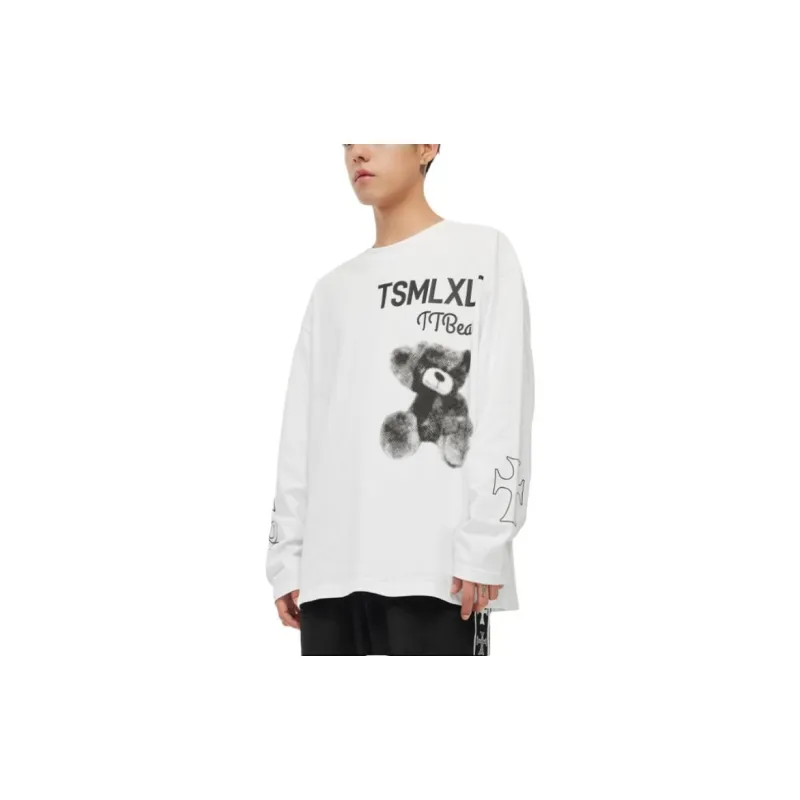 TSMLXLT Sweatshirt Unisex Raw White-3