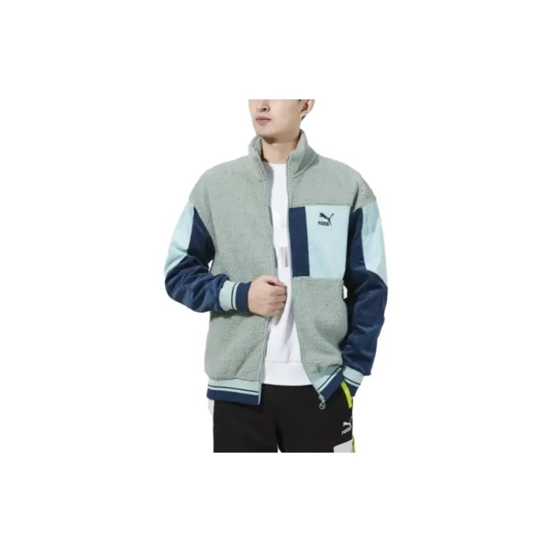 PUMA Velvet Jackets Men Emerald-4