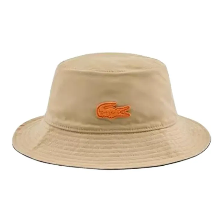 LACOSTE Polyester Bucket Hats Unisex Khaki-0