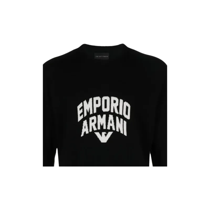 EMPORIO ARMANI Sweaters Men Black-4