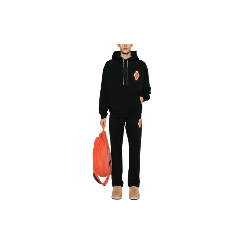 Marcelo Burlon Macrame Cross-Patch Hoodie-1