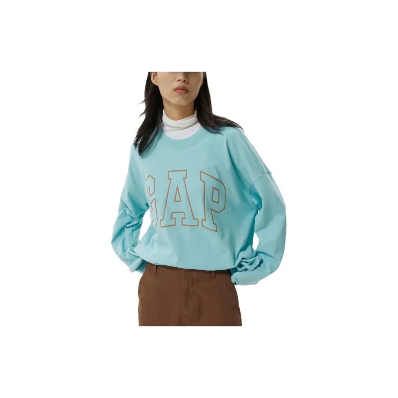 GAP T-Shirts Unisex Light Blue-2
