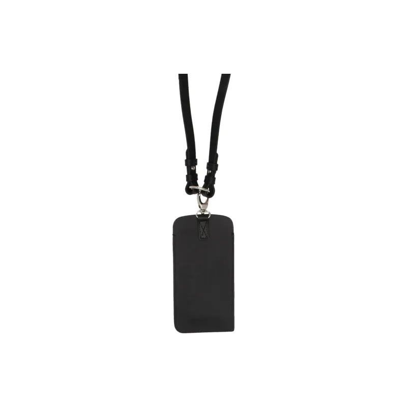 A.P.C Cow Leather Cell Phone Pouch Men's Black-4