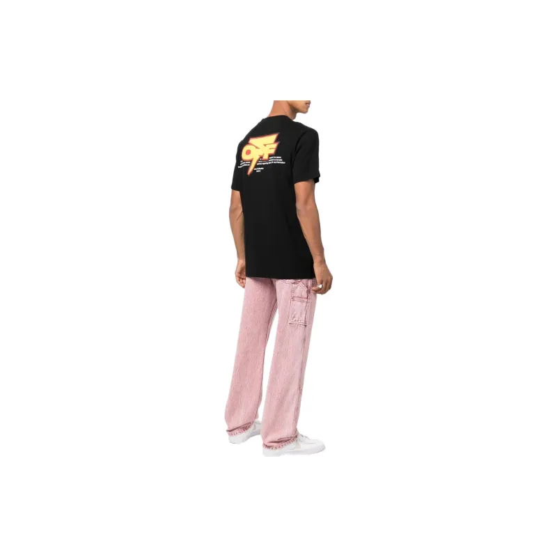 OFF WHITE T Shirts Men Black-2
