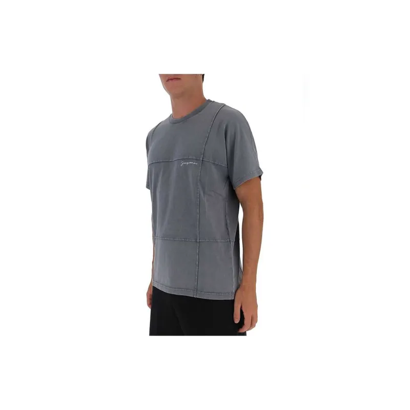Jacquemus T-Shirts Men Gray-2