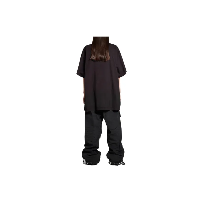 Balenciaga Bb Logo Printed Large Fit T Shirt-3