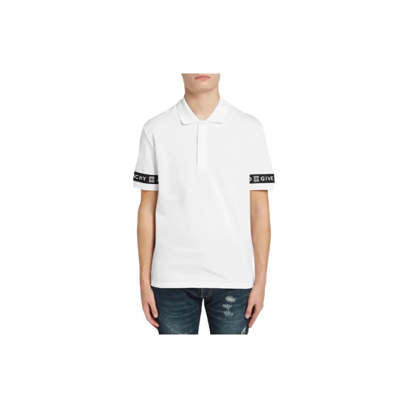 Givenchy Polo Shirts Men White-1