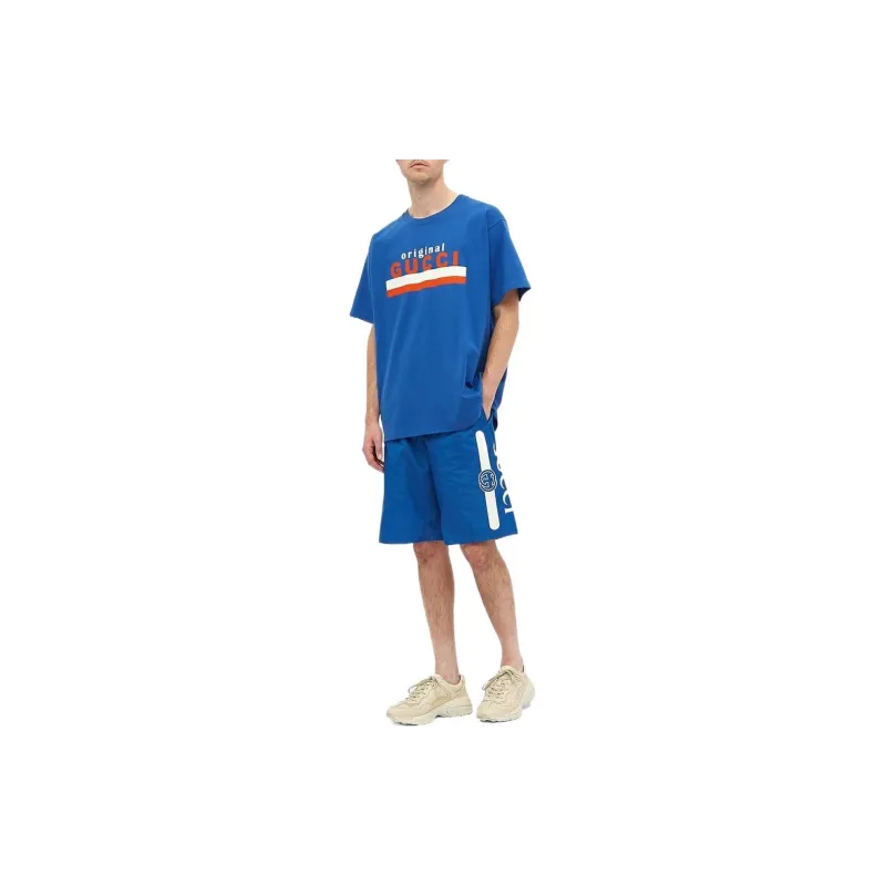 GUCCI T Shirts Men Blue-1