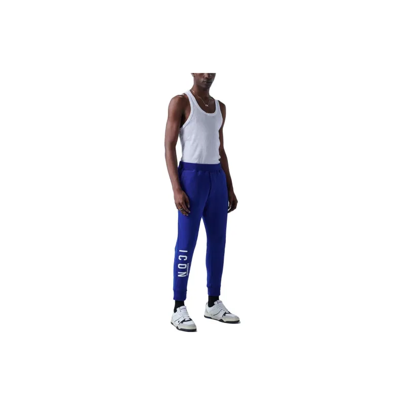DSQUARED 2 Icon Logo Printed Tapered Leg Track Pants-1
