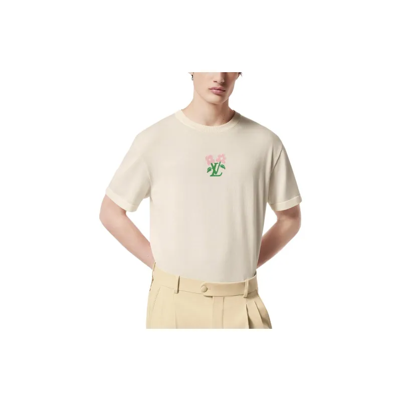 LOUIS VUITTON By Tyler The Creator Short Sleeved Cotton Knitted Crewneck-5