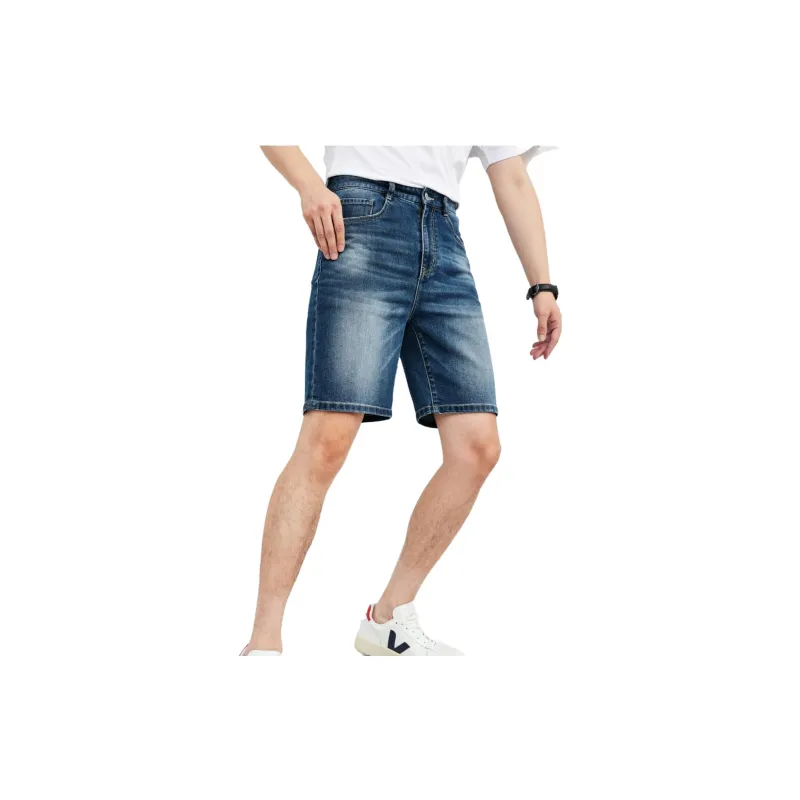 SEPTWOLVES Denim Shorts Men's Medium Blue-5
