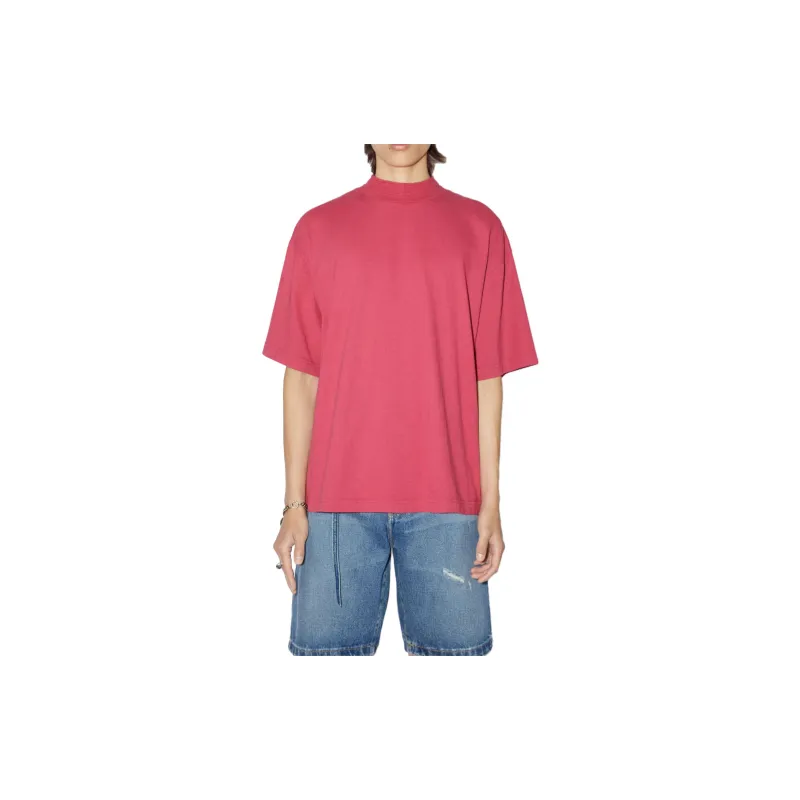 Acne Studios T Shirts Unisex Burgundy-1