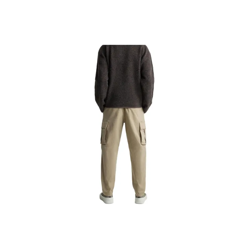 ZARA Cargo Pants Men Tan-3