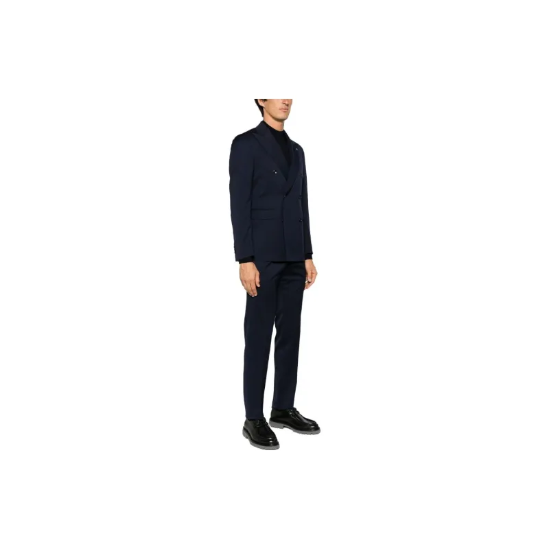 Tagliatore Peak lapels Double breasted Suit-1