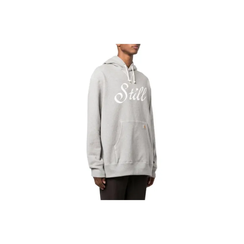 JUNYA WATANABE Slogan print Cotton Hoodie-3