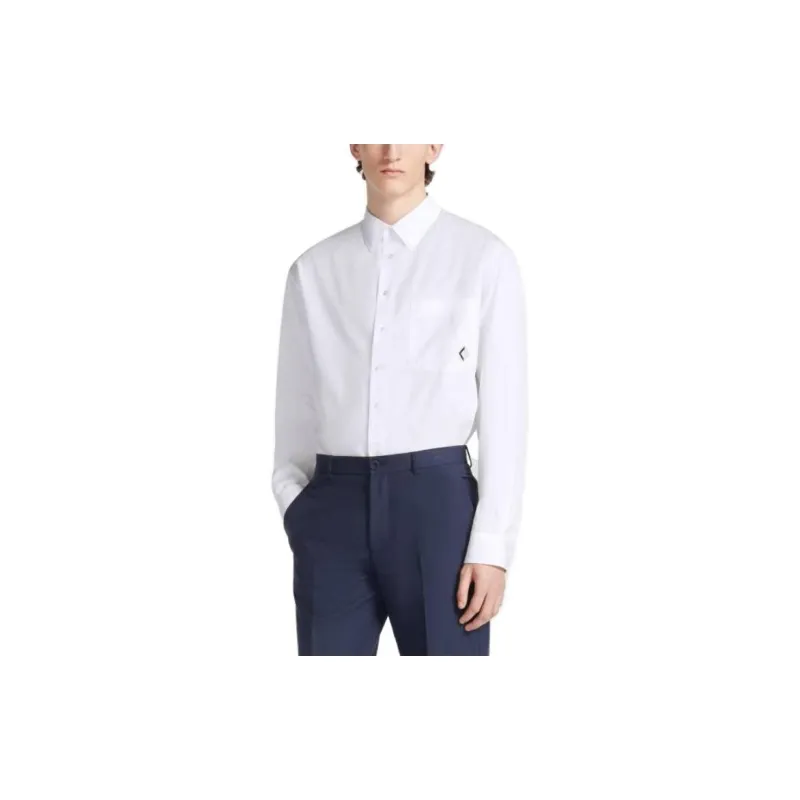 DIOR Shirts Men White-2