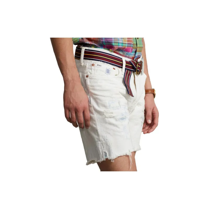 Polo Ralph Lauren Casual Shorts Men White-3
