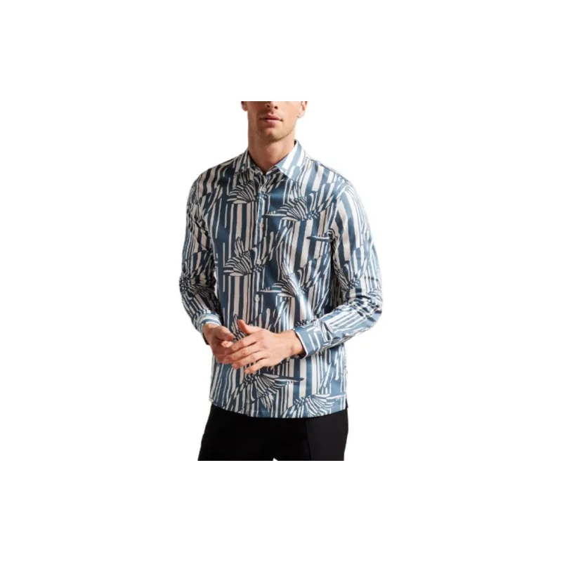 Ted Baker Shirts Men Blue-3