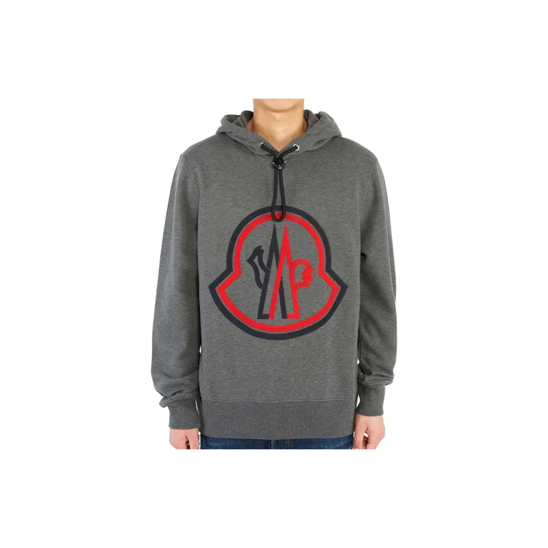 Moncler Sweatshirts Men Gray-2