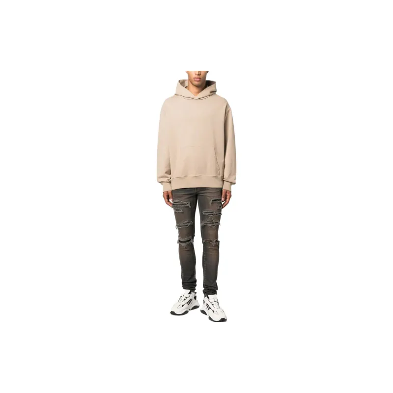 AMIRI Leather Thrasher Jeans-1