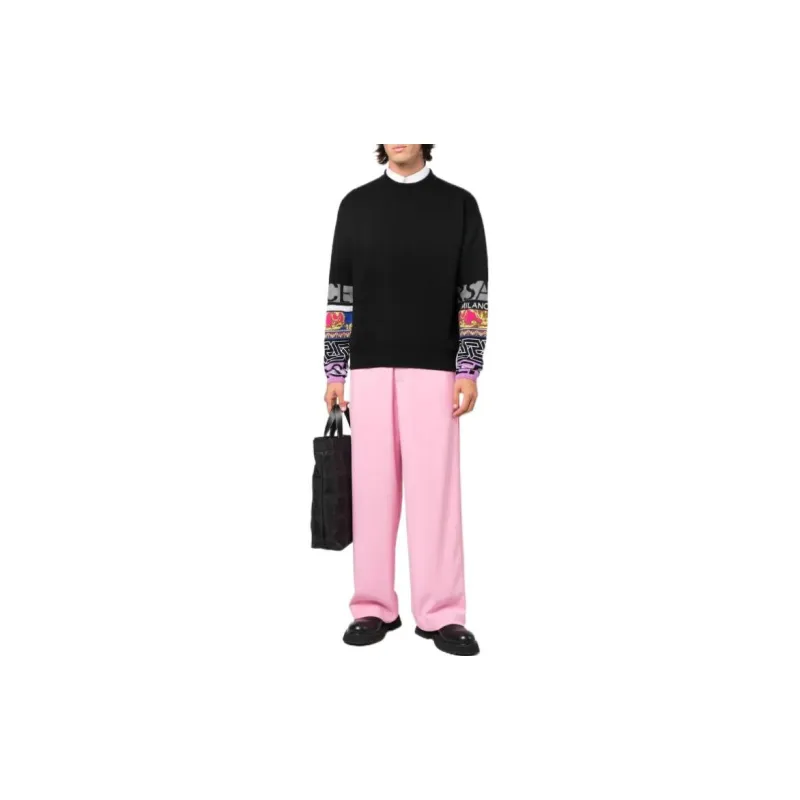 VERSACE Sweaters Men Black-2