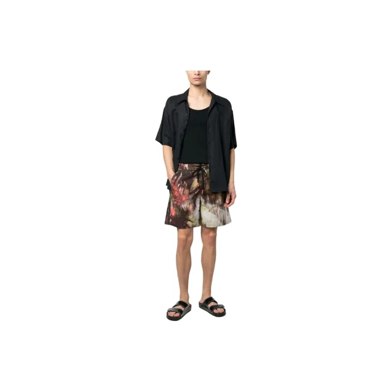 Alanui Allover Printed Drawstring Shorts-2
