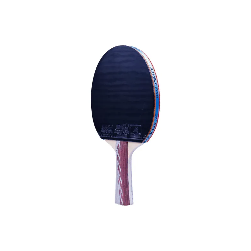 DOUBLEFISH Ping Pong Paddles Unisex All Wood Red 1 Pack-3