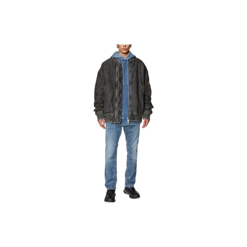 DIESEL Front Tie Fastened Slim Jeans-2