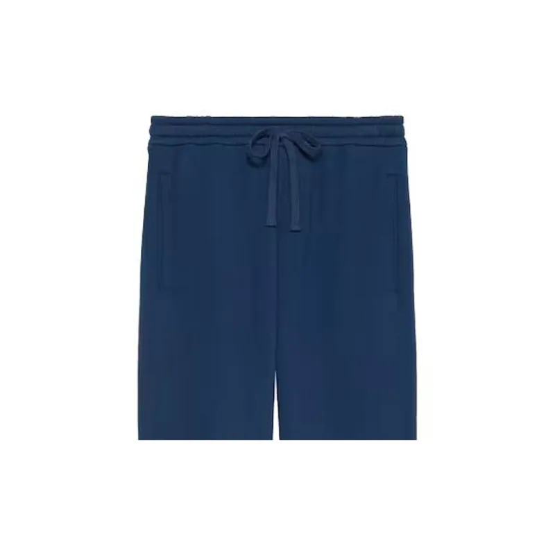 GUCCI Knitted Sports Pants Men's Blue-5