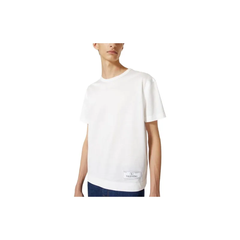 Valentino Logo Printed Crewneck T Shirt-2