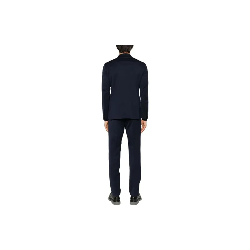 Tagliatore Peak lapels Double breasted Suit-3