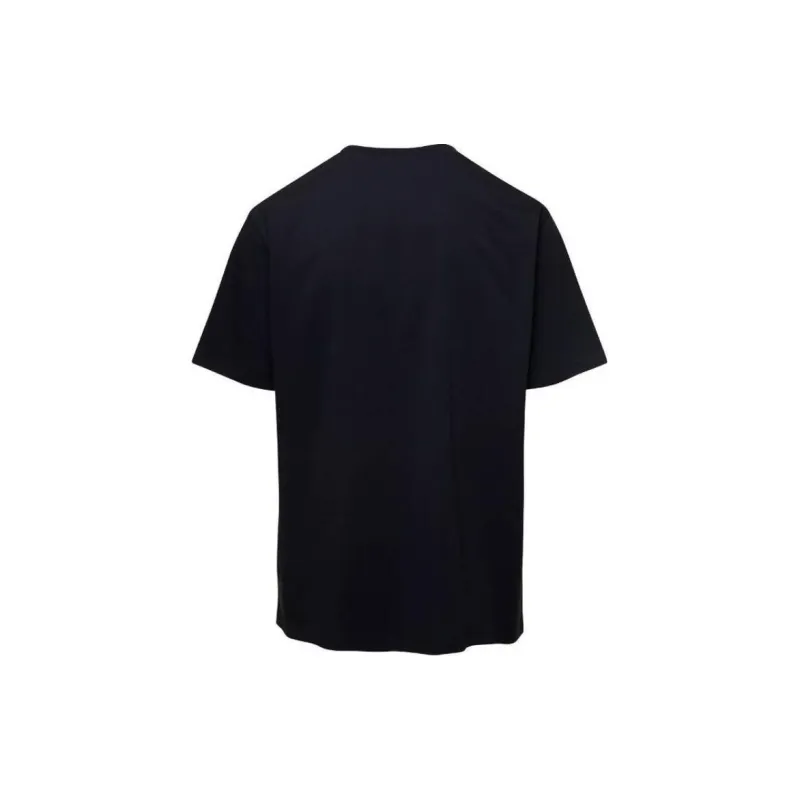 BALMAIN Logo Printed Round Neck T Shirt-1