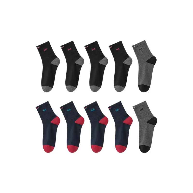 MIIOW Knee High Socks Men's 10 Pack-7