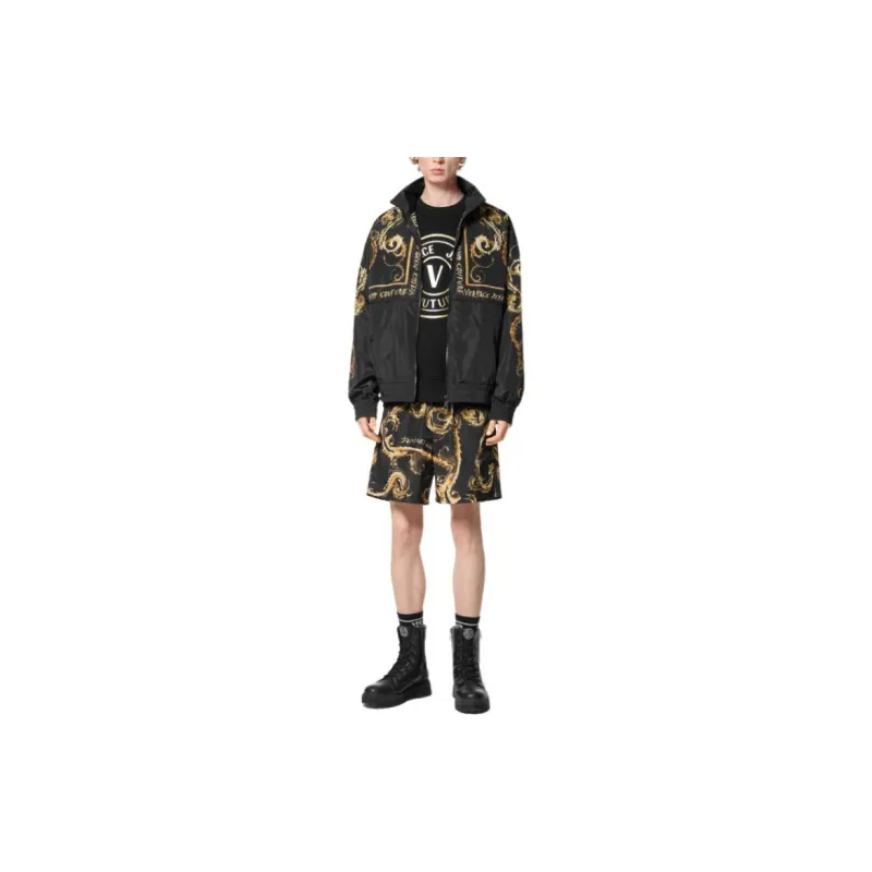 VERSACE JEANS COUTURE V Emblem Cotton Sweatshirt-3