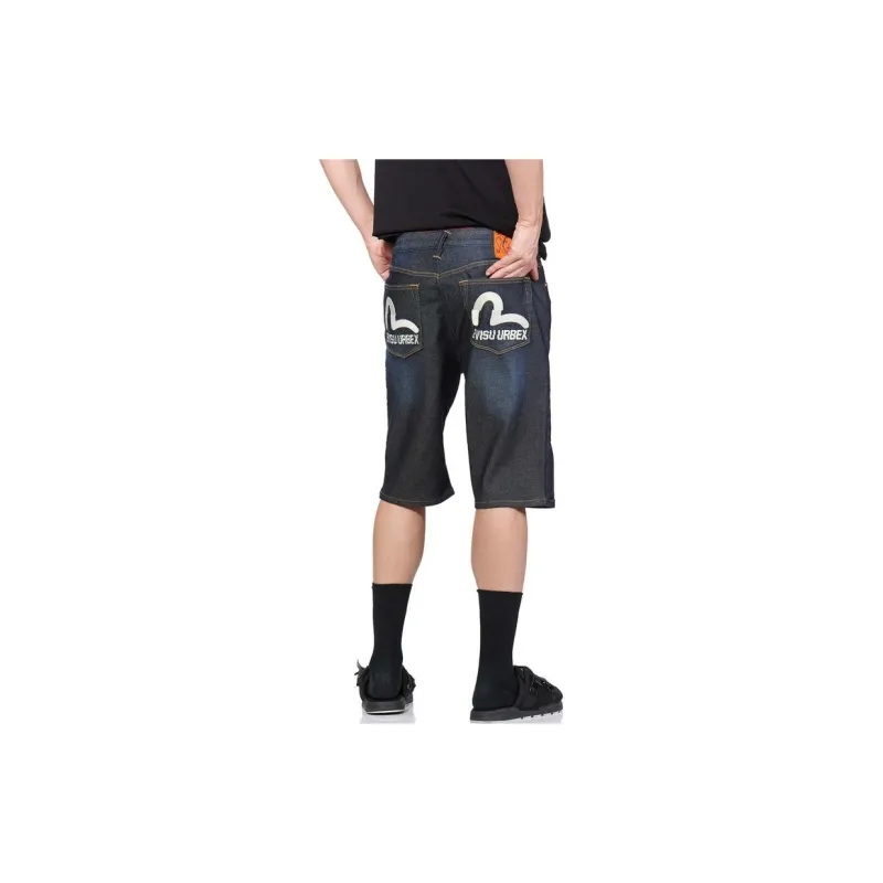 EVISU Denim Shorts Men Blue-2