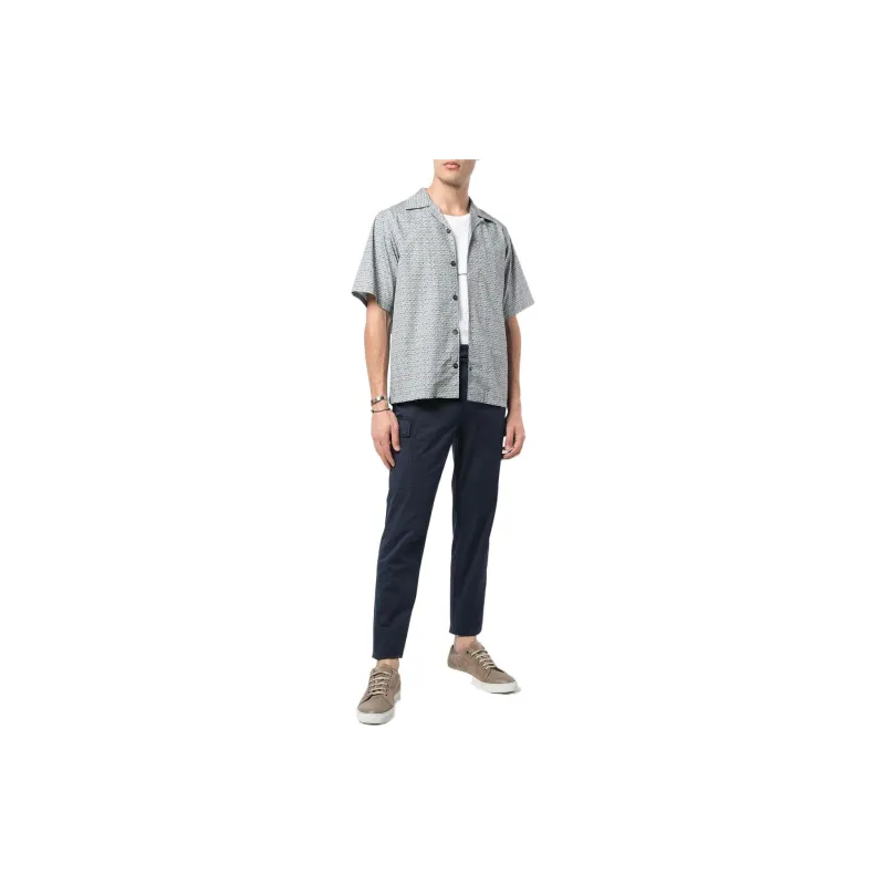Brunello Cucinelli Casual Pants Men Navy Blue-1