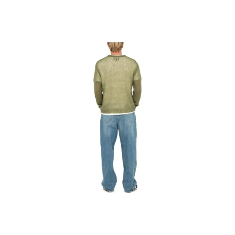 Stussy Loose Knit Logo Sweater-3