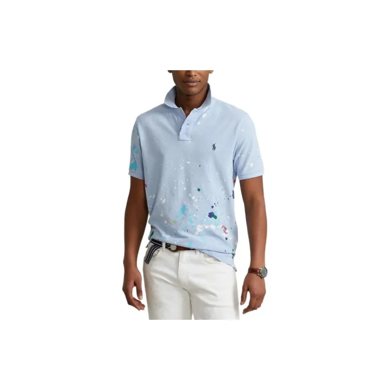 Polo Ralph Lauren Polo Shirts Men Blue-2