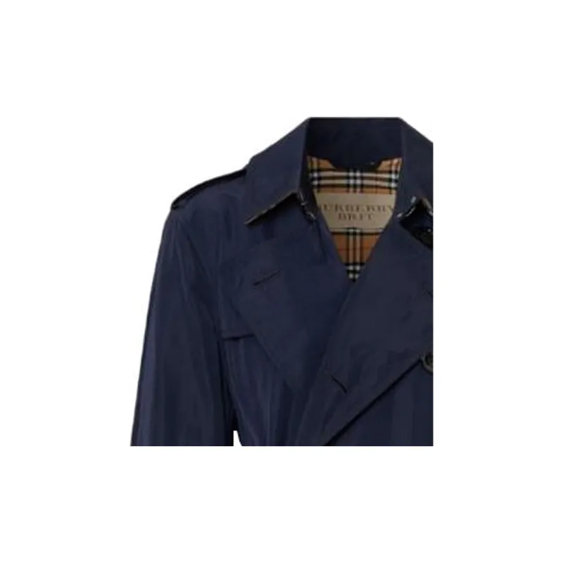 Burberry Trench Coat Men's Marine Blue 80392111-4